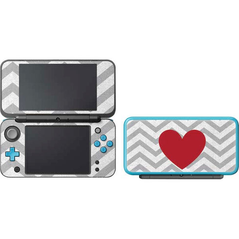 Chevron Heart Nintendo 2DS XL (2017) Skin